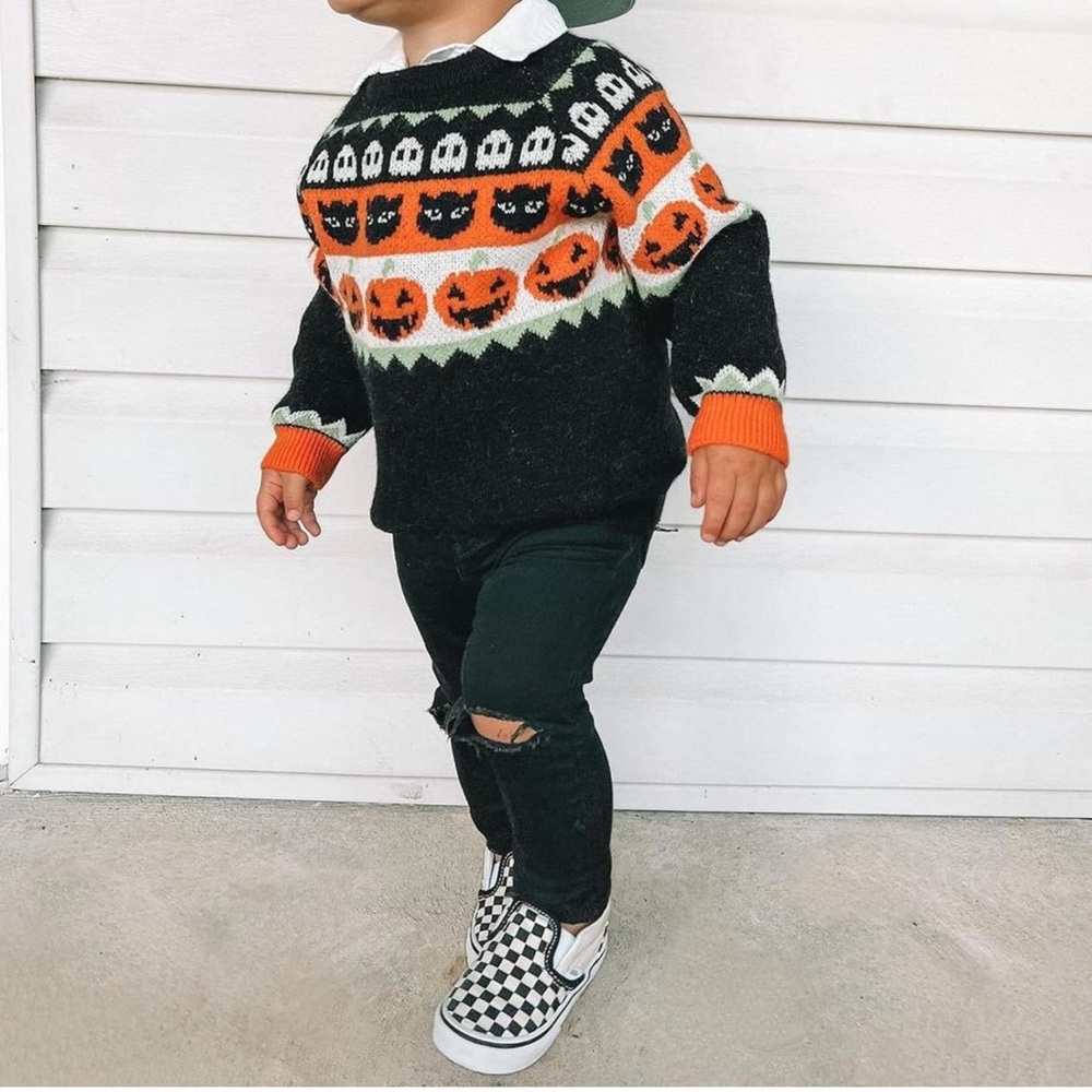 Halloween 🎃 pumpkin sweater - Picture 2 of 3